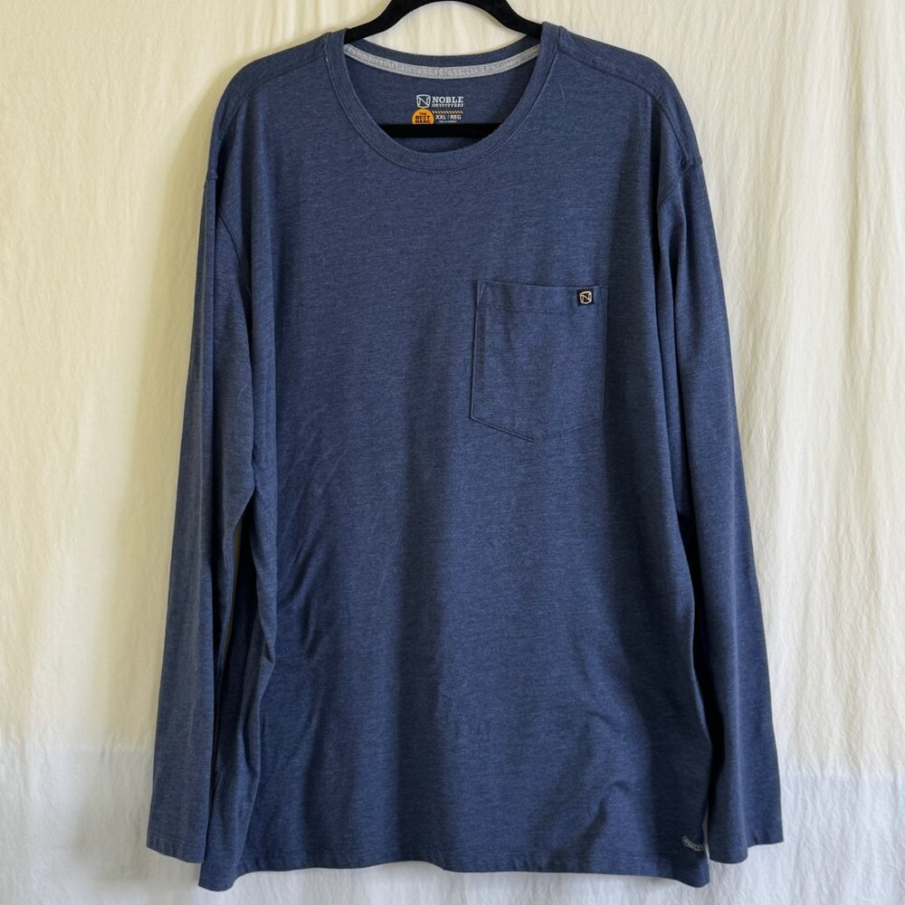 Noble Outfitters Men's Blue Best Dang Work T-shirt Size XXL